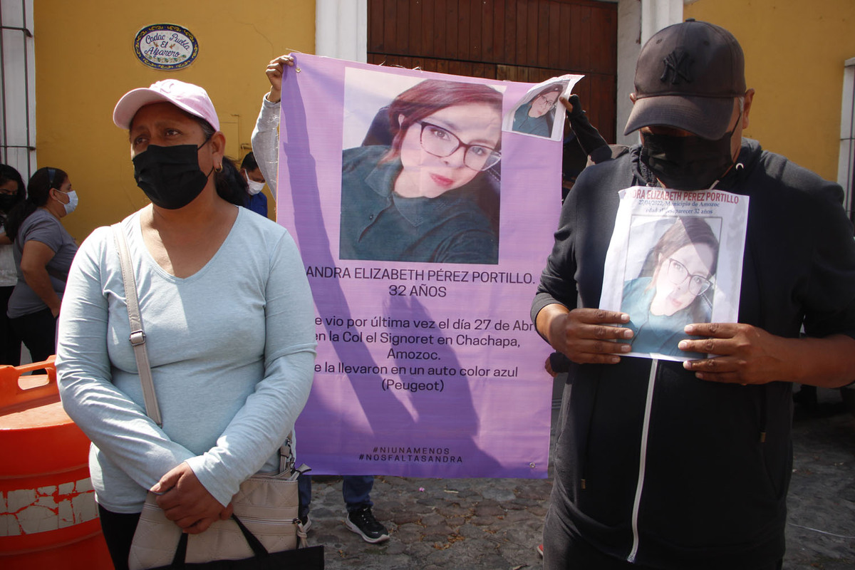 Manifestación: Exigen agilizar búsqueda de Sandra Elizabeth en Puebla