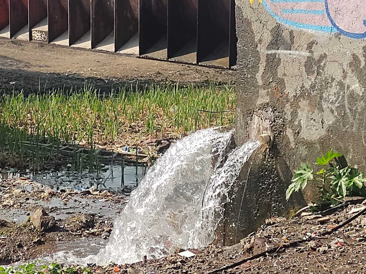 Fuerte fuga de agua en Venustiano Carranza