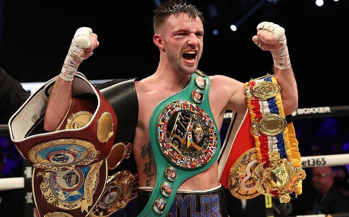 Josh Taylor tuvo que abandonar su campeonato indiscutido (Instagram)