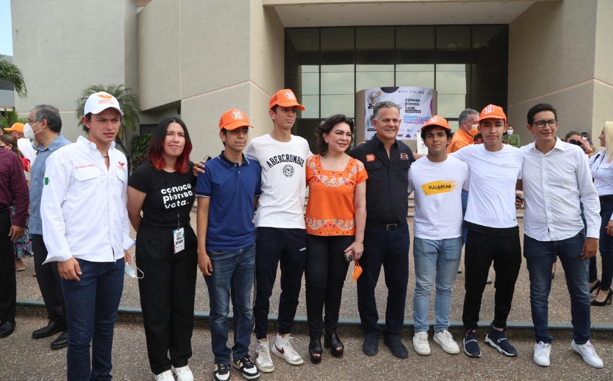 Jóvenes piden seguridad, empleo e inversión a candidatos de Tamaulipas. (Yazmín Sánchez)