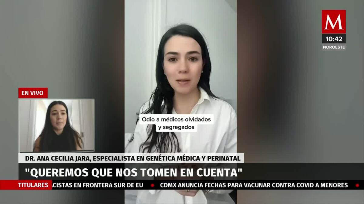 Médicos mexicanos a la espera de plazas: Ana Cecilia Jara