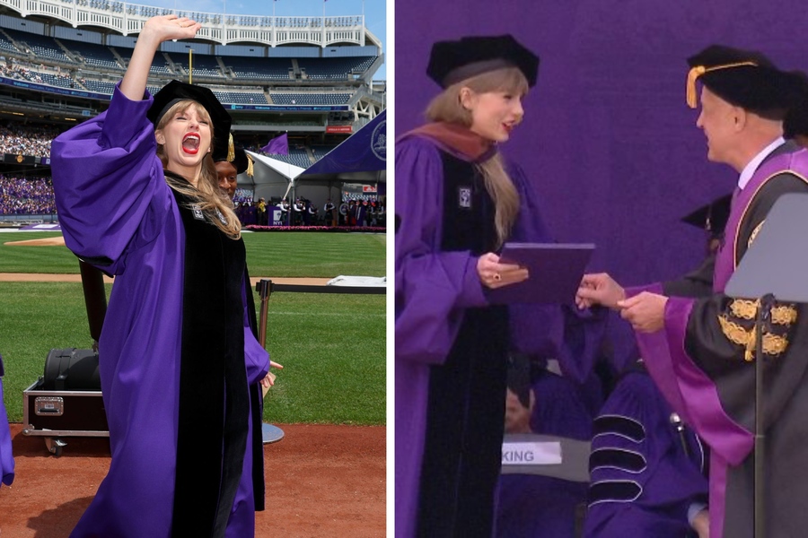 Taylor Swift recibe doctorado Honoris Causa en Bellas Artes. / Especial.