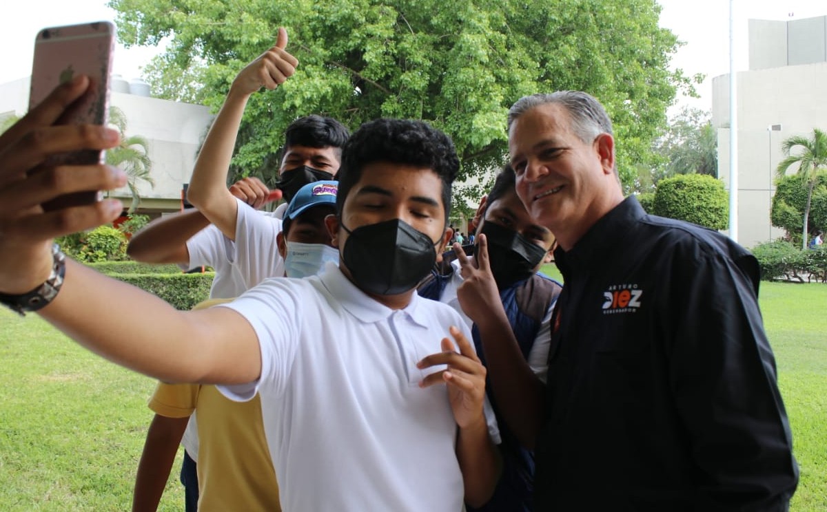 Arturo Díez Gutiérrez, candidato a gobernador de Tamaulipas por Movimiento Ciudadano.