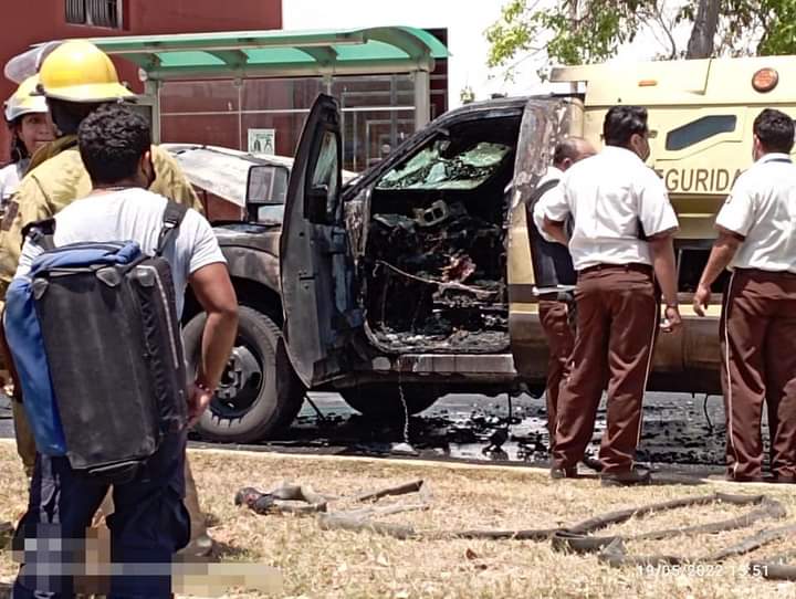 Incendio de vehículo