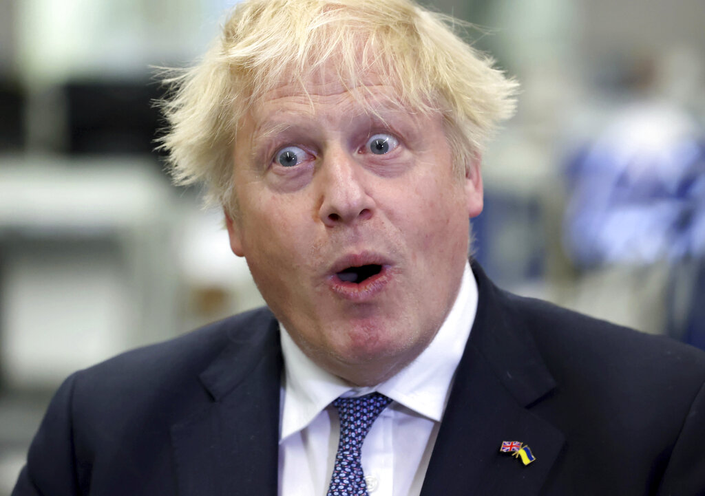 Boris Johnson, primer ministro británico. | AP