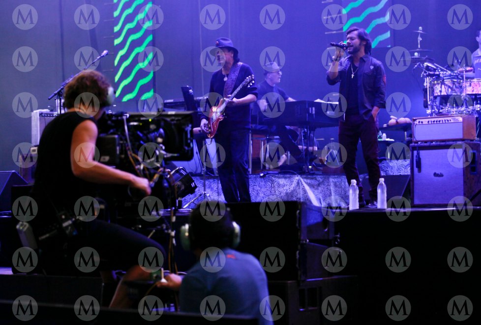 Ensayo de Carlos Santana y sus invitados
