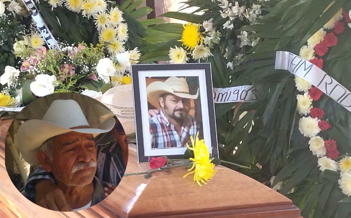 Javier Rodríguez, padre de Edgar, trabajador fallecido. (Especial)