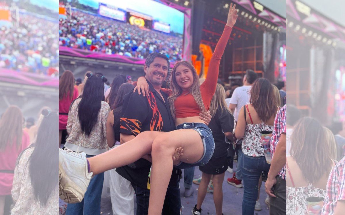 Padre e hija en el festival Tecate Emblema | Instagram