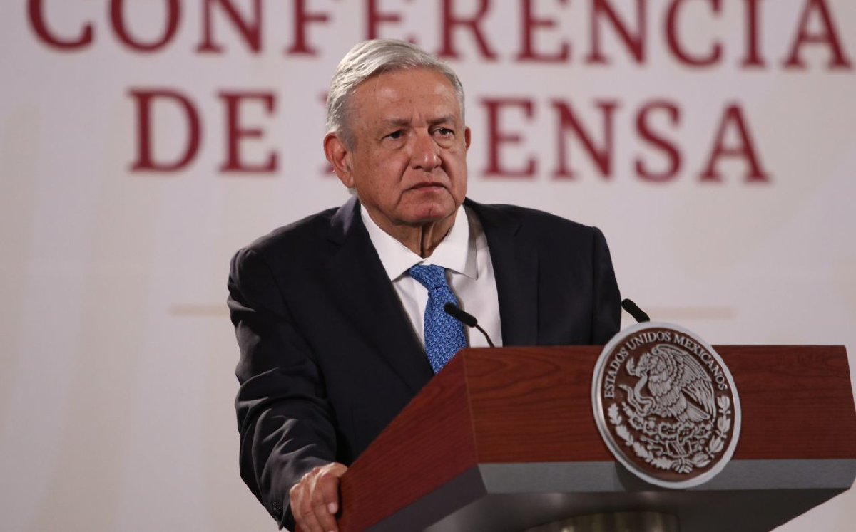 El presidente Andrés Manuel López Obrador en su conferencia de prensa mañanera. | Cuartoscuro