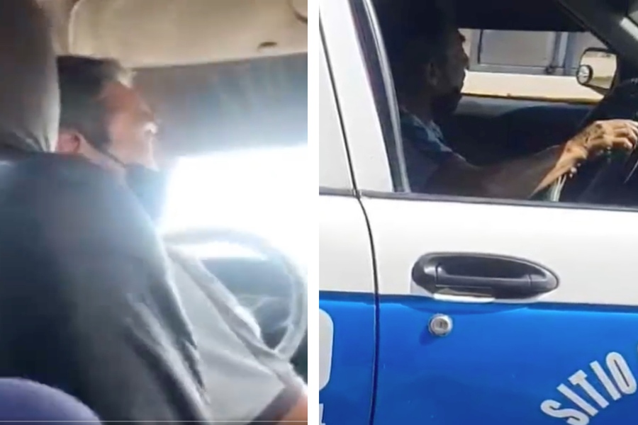 Taxista fue retirado de su cargo por violencia de género en Oaxaca. / Especial.