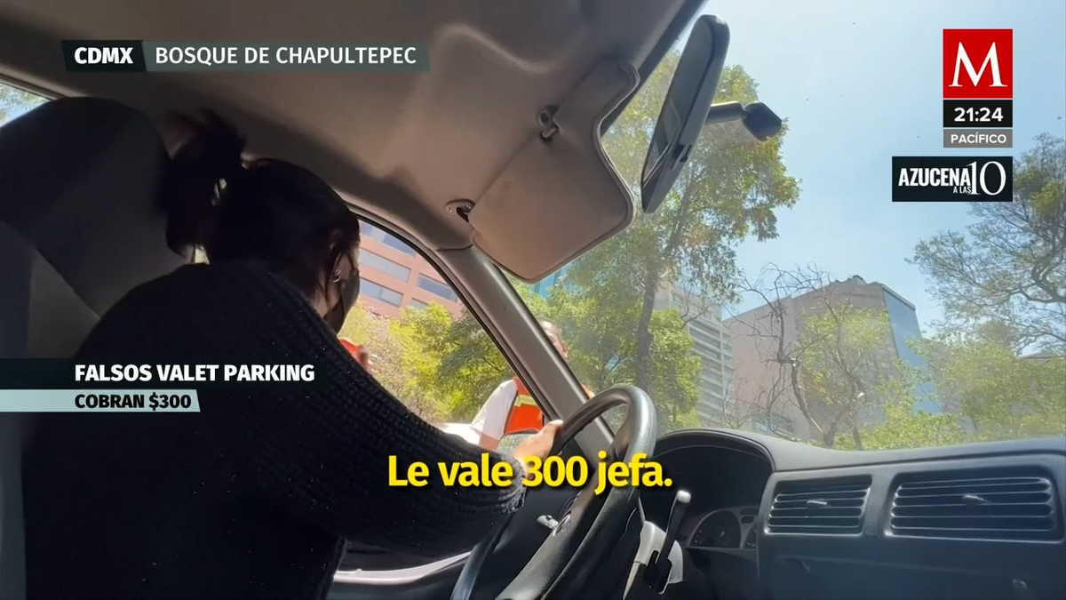 Supuesto 'valet parking' estafa hasta con 300 pesos en Bosque de Chapultepec; así opera