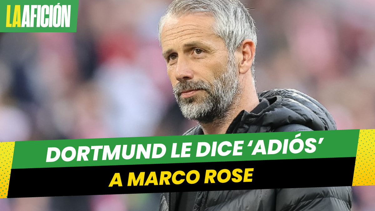 Borussia Dortmund despide a su DT Marco Rose después de una temporada