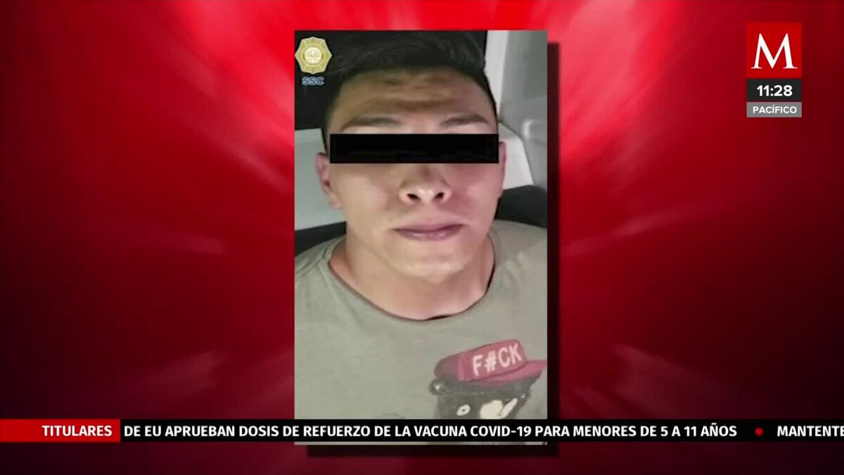 Detienen a presunto asaltante en CdMx