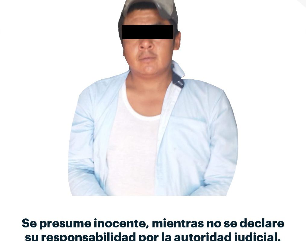 Hombre detenido en Progreso de Obregón.