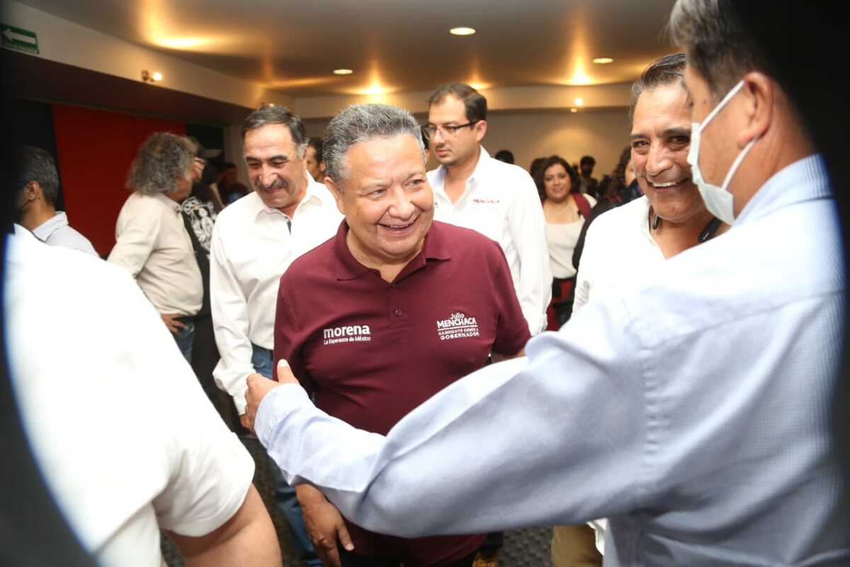Julio Menchaca Salazar, candidato a gobernador. (Jorge Sánchez)