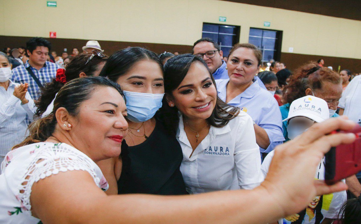 Laura Fernández en Quintana Roo