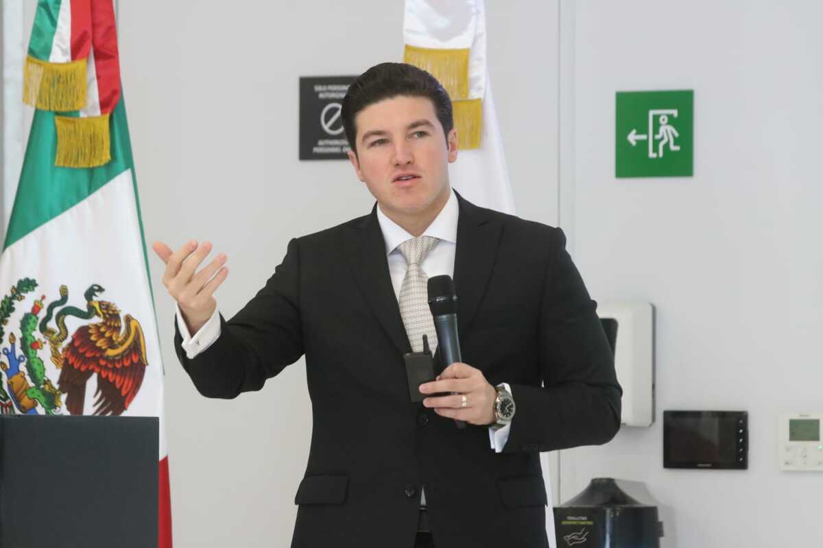 Samuel García, gobernador de Nuevo León. Foto: Leonel Rocha.