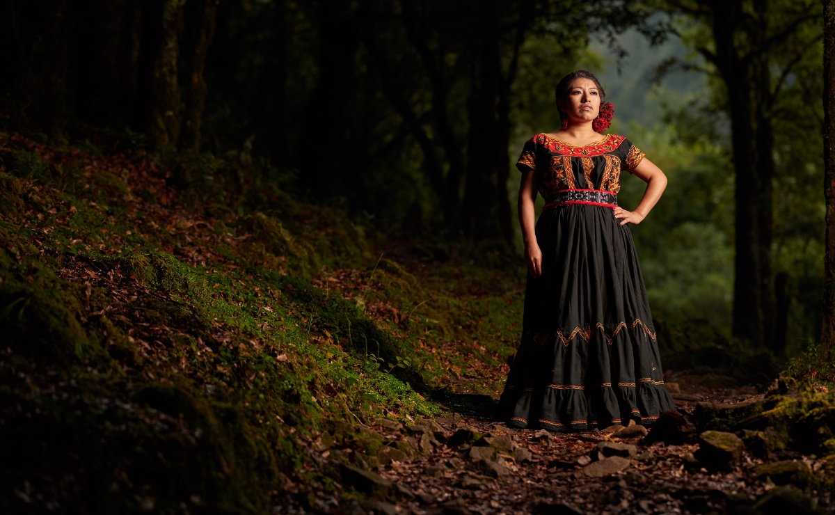 La cantante oaxaqueña María Reyna. (Foto: Diego Huerta)