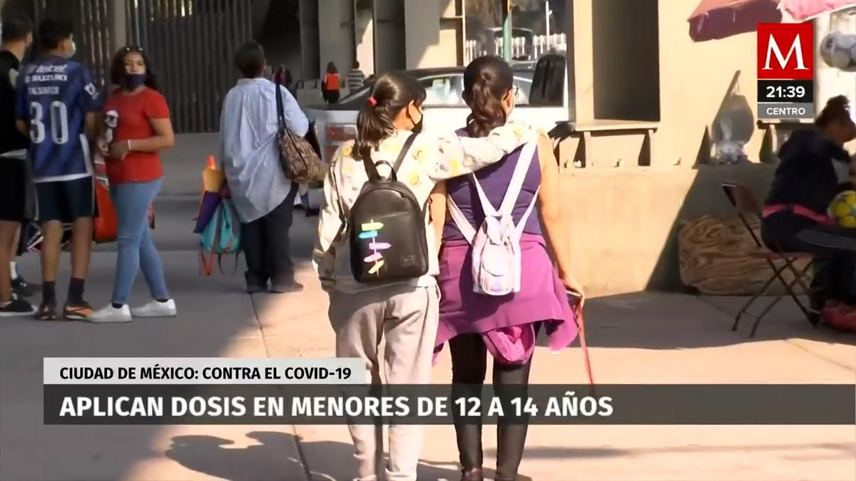 CdMx inicia vacunación contra covid para niños de 12 a 14 años; éstas son las sedes