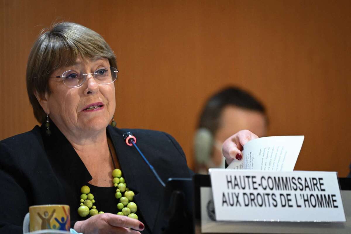 Bachelet es la primera persona de la ONU en viajar a China a hablar de Derechos Humanos desde el 2005 (AFP)