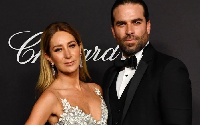 Geraldine Bazán y Alejandro Nones en Cannes (Twitter).