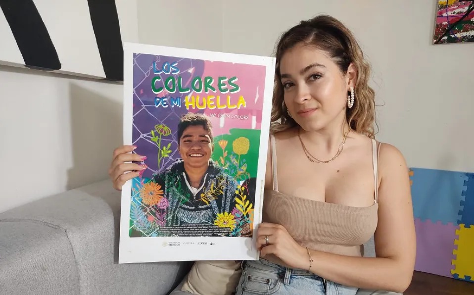 Brenda García, aurora de 'Los colores de mi huella'. (Especial)