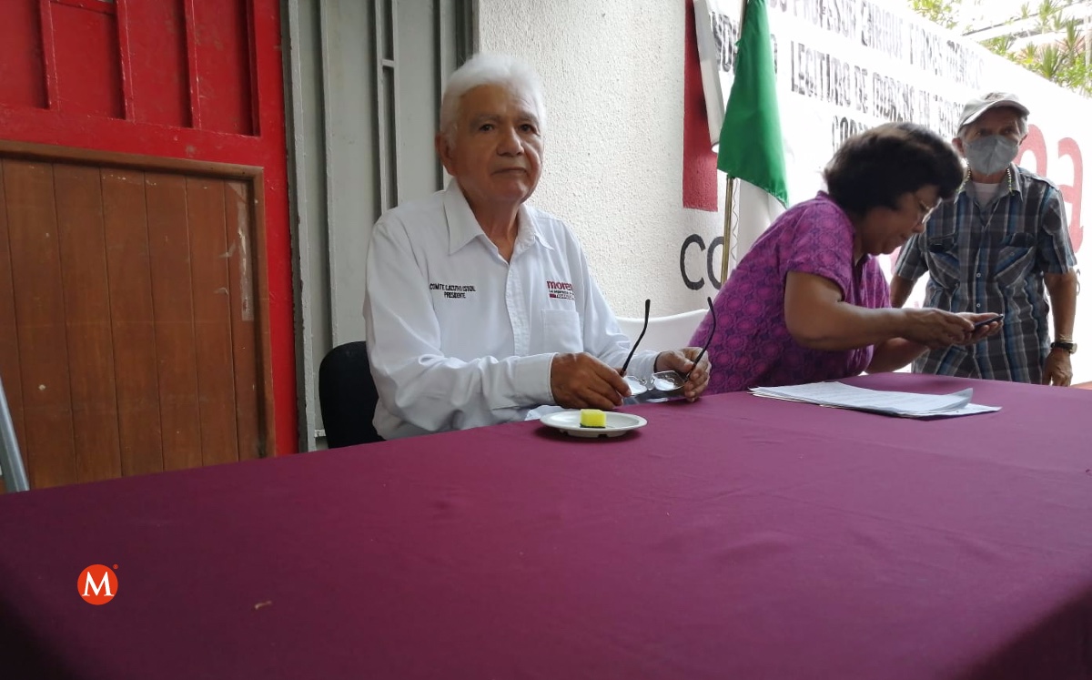 Enrique Torres Mendoza, dirigente de Morena en Tamaulipas. (Antonio Hernández)