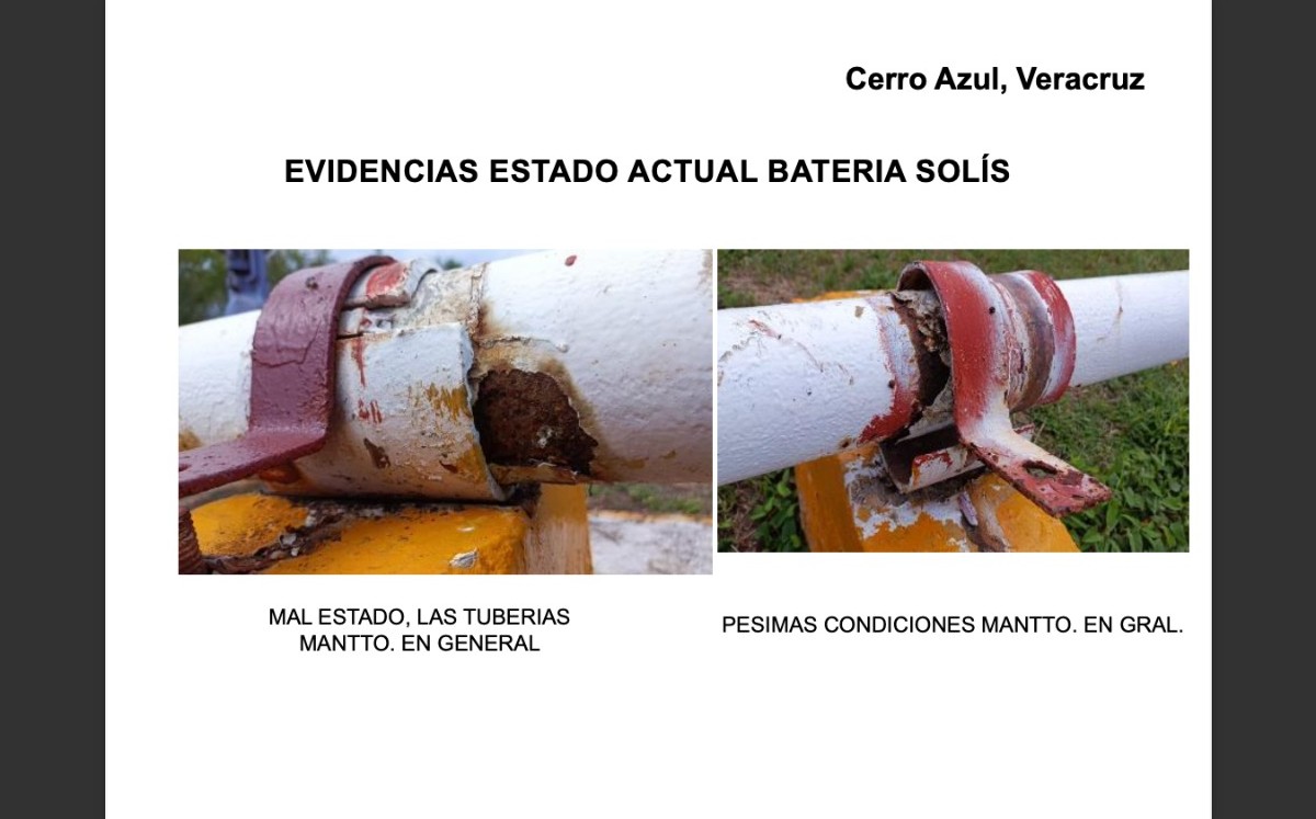 Sindicato de Pemex evidencia malas condiciones en instalaciones