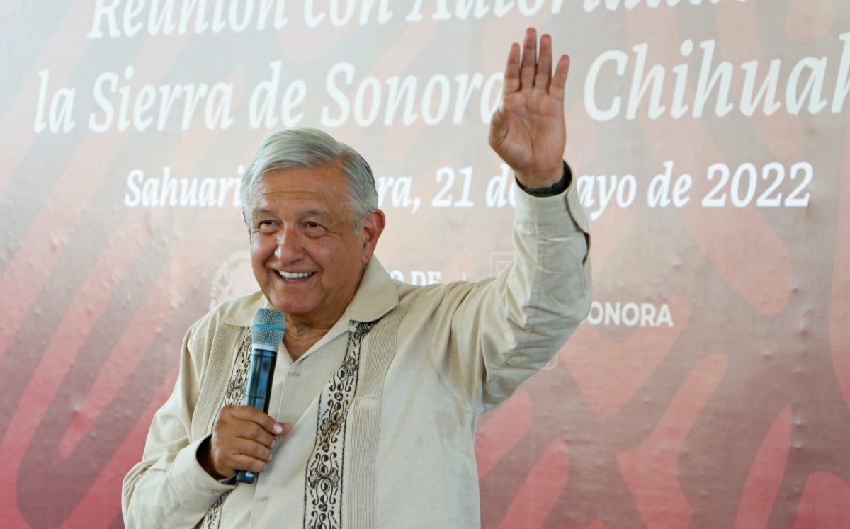 El Presidente durante una reunión con autoridades de la Sierra de Sonora y Chihuahua. | Cuartoscuro