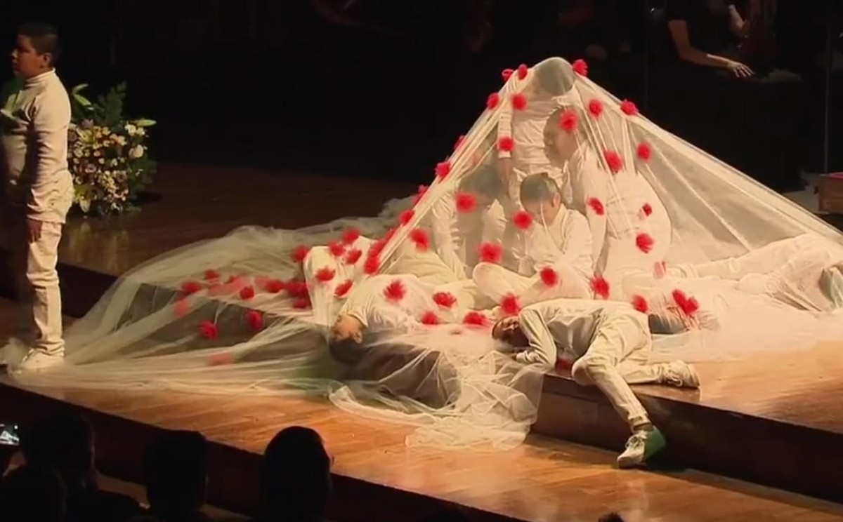 Semillero de Artes Escénicas de Ecatepec en celebración a Elena Poniatowska. | Especial.