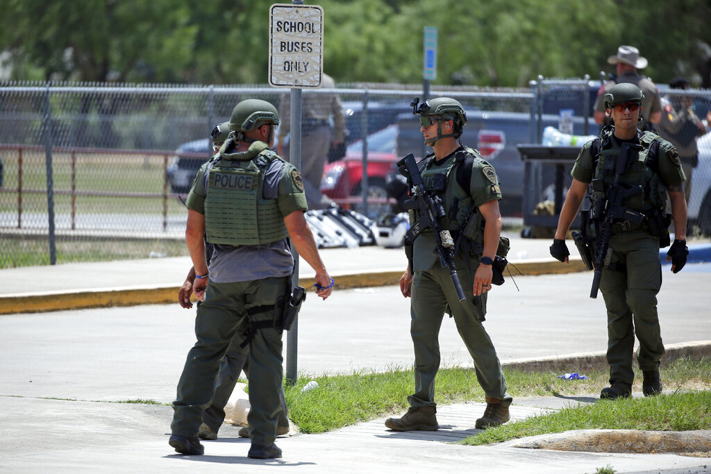 Tiroteo en Uvalde, Texas. (AP)