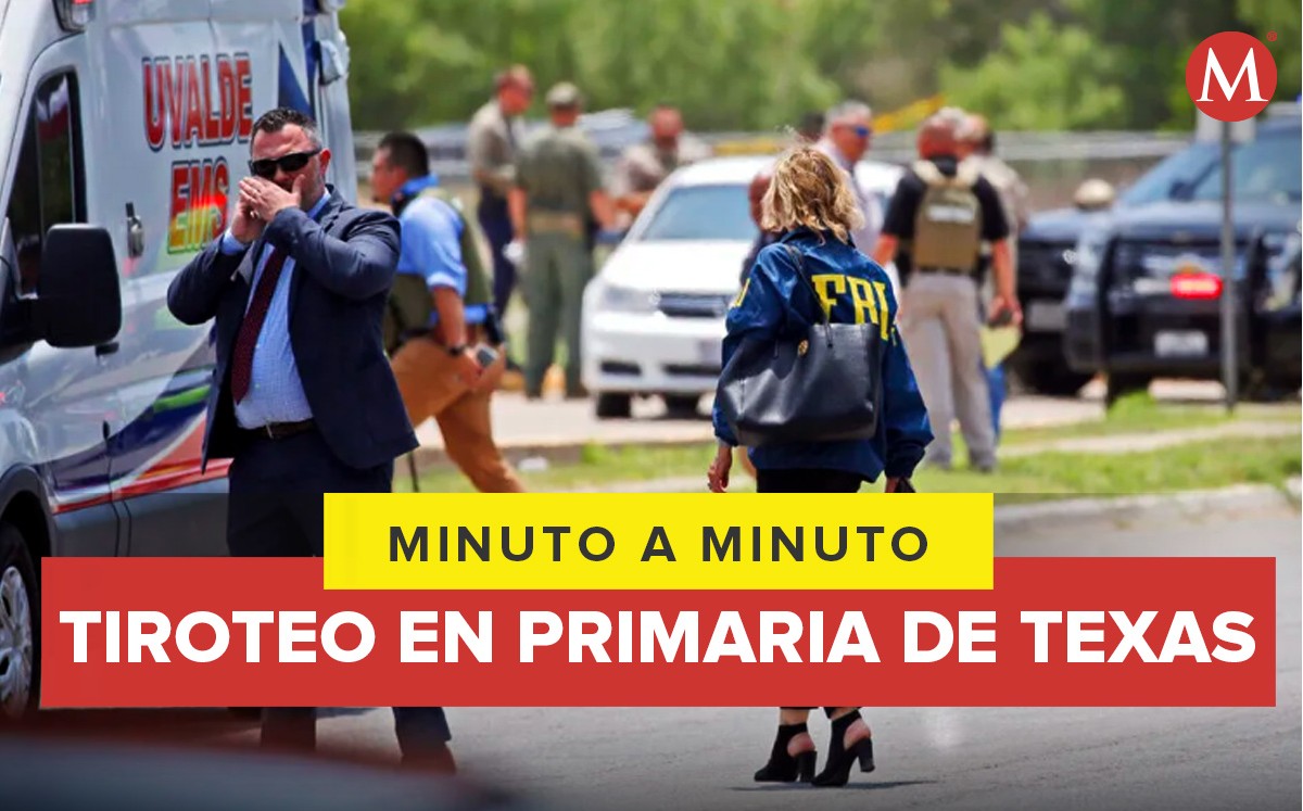 Tiroteo en escuela de Texas. | Diseño: Óscar Ávila