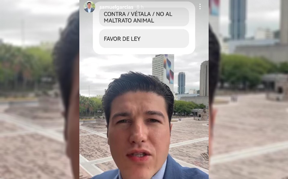El gobernador sometió el tema a votación en su cuenta de Instagram.