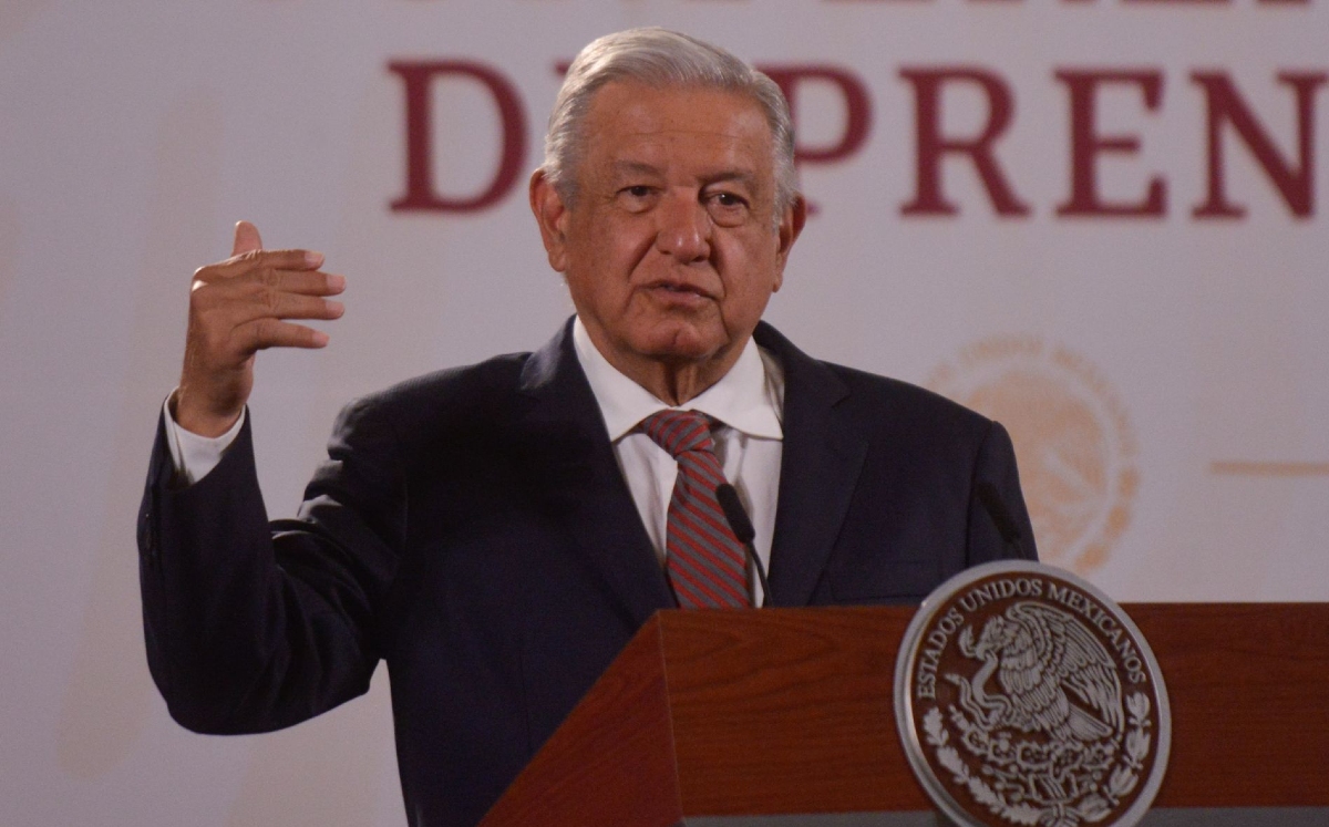 El mandatario durante su conferencia mañanera del 25 de mayo de 2022. | Cuartoscuro