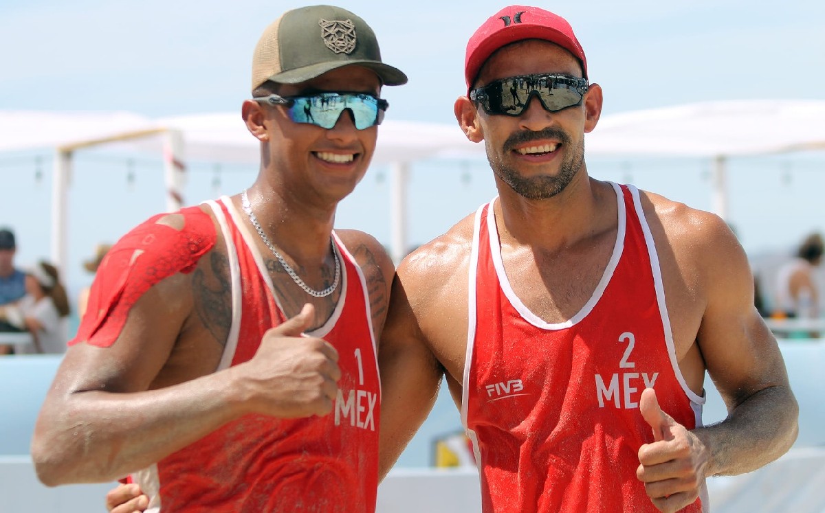 Juan Virgen y Miguel Sarabia estarán en el Campeonato Mundial de Voleibol de Playa (Cortesía)