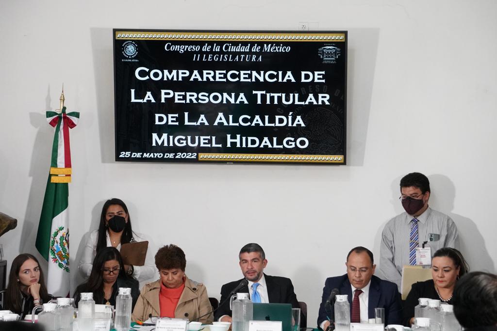 Mauricio Tabe, durante Comisiones Unidas de Alcaldías y Límites Territoriales del Congreso de la Ciudad de México. (Especial)