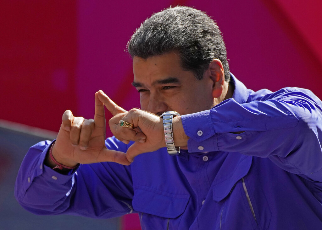 Nicolás Maduro, presidente de Venezuela. (AP)