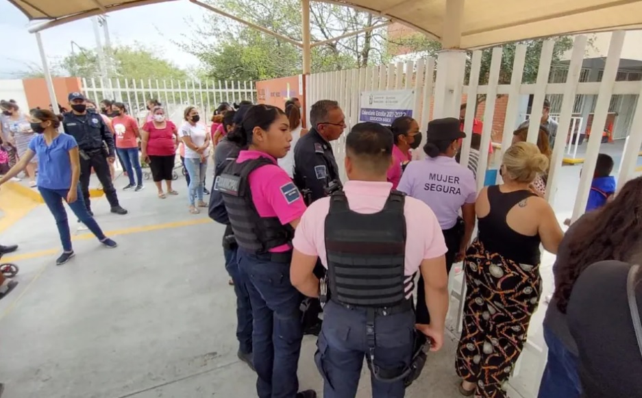 Reportan presunta amenaza en escuela primaria de Nuevo León. Foto: Agustín Martínez.