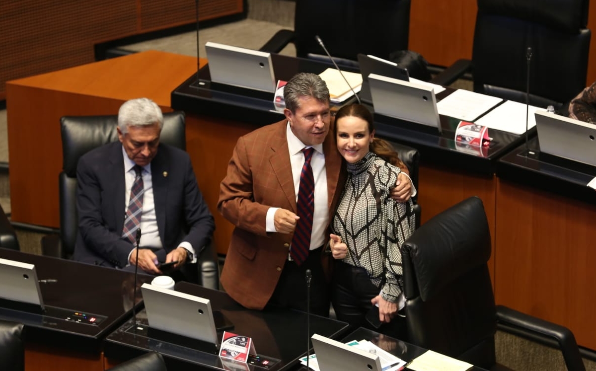 Ricardo Monreal, presidente de la Jucopo, en el Senado de la República. | Octavio Hoyos