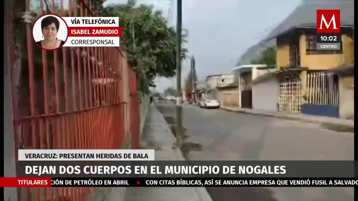 Dejan dos cuerpos abandonados en Nogales, Veracruz