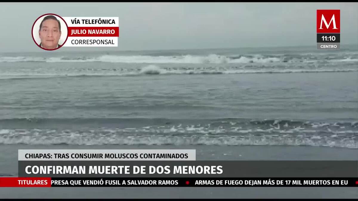 Dos menores mueren tras consumir moluscos contaminados