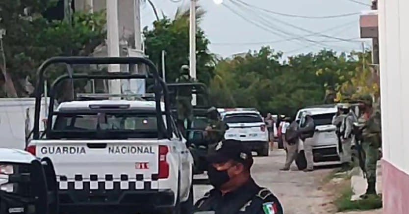 Elementos de la Guardia Nacional llegando al lugar | especial