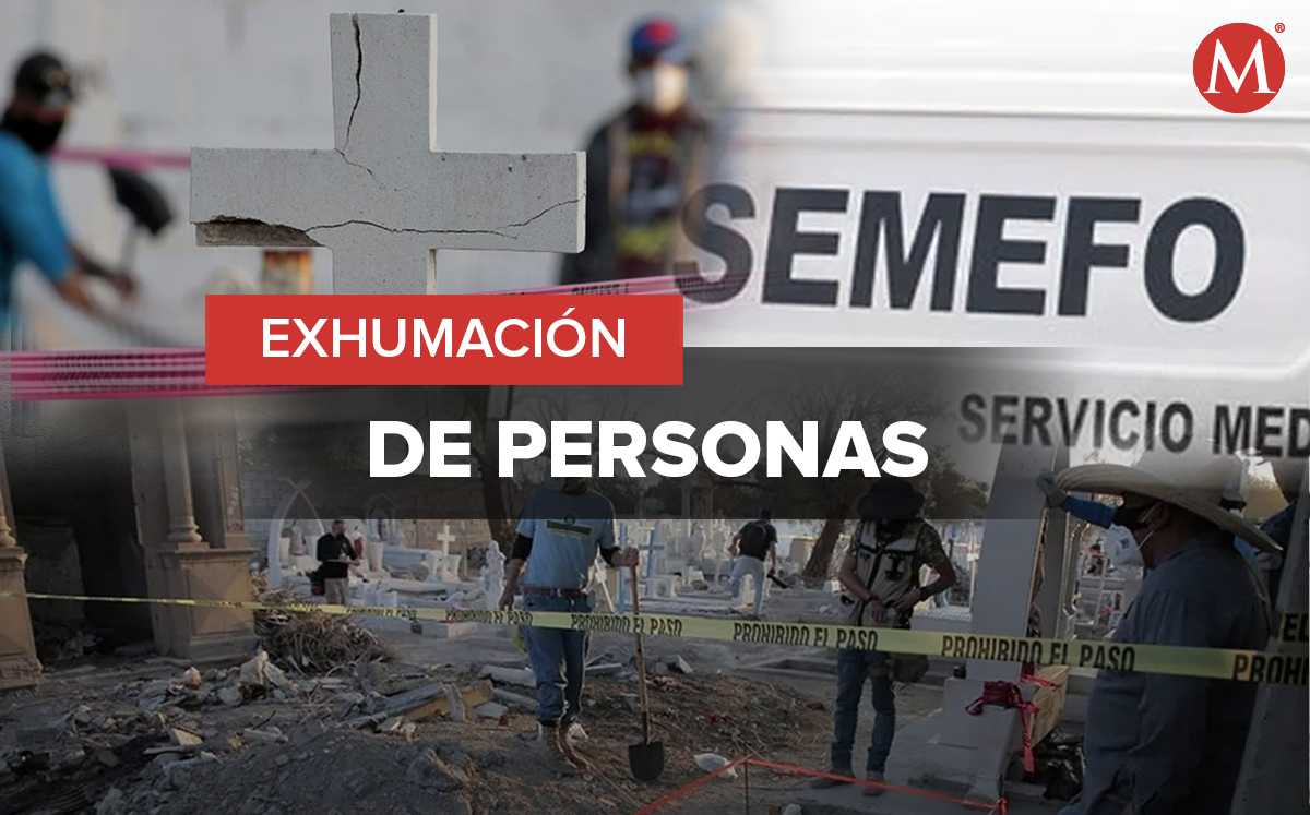 Exhumación de cuerpos.