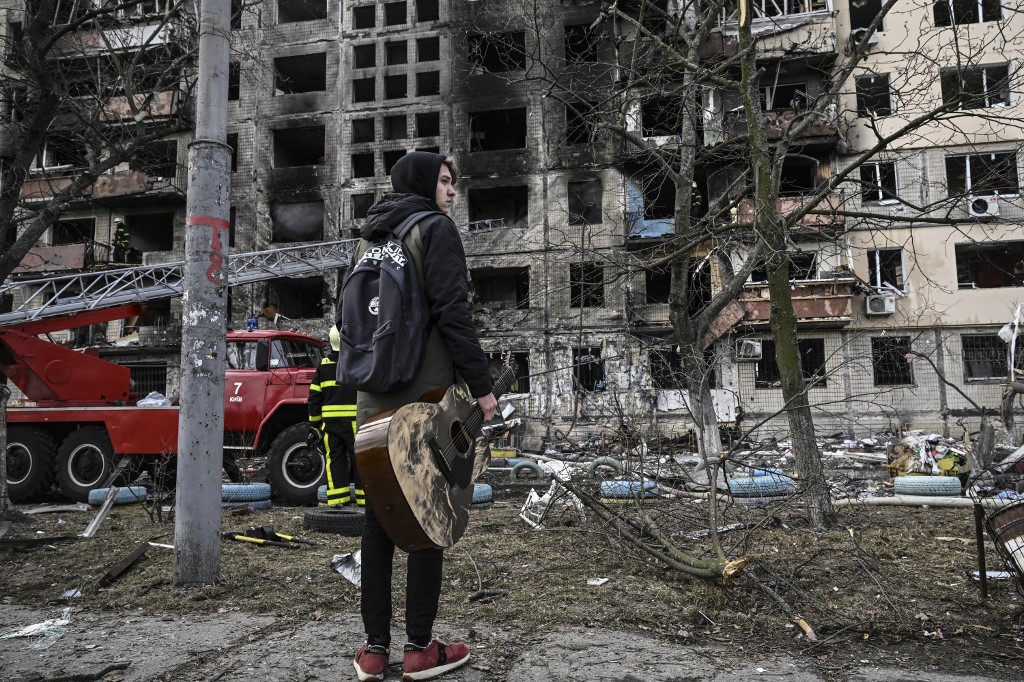 La guerra Rusia Ucrania cumple su tercer mes de haber iniciado. (AFP)