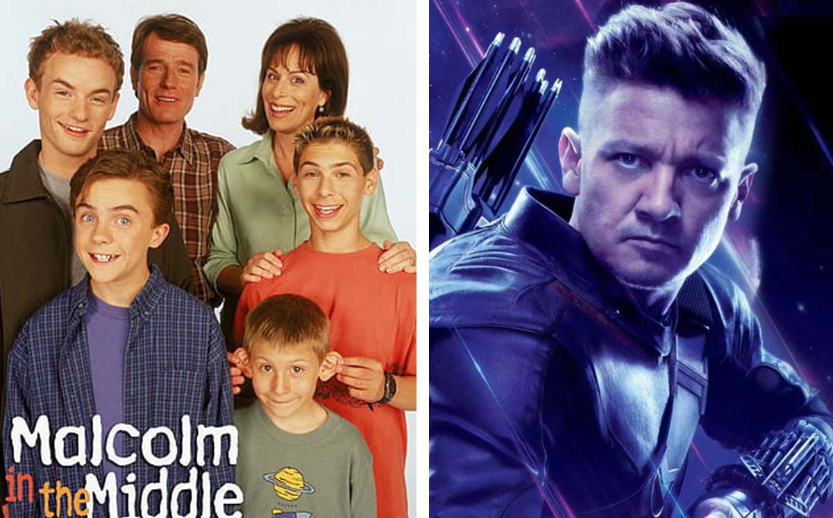 Jeremy Renner en 'Malcolm el de en medio' . (Disney+)