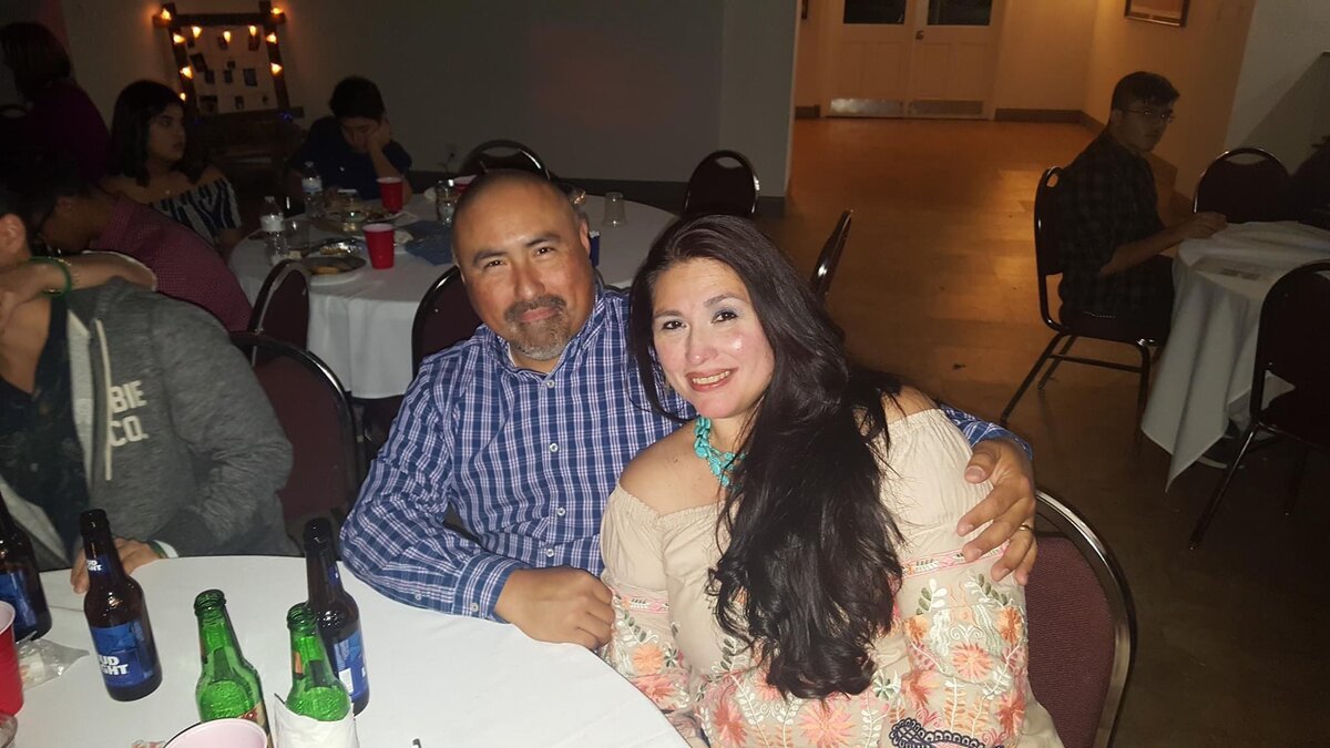 Joe e Irma García fueron novios desde la escuela, según sus familiares. | Foto compartida en Twitter por John García