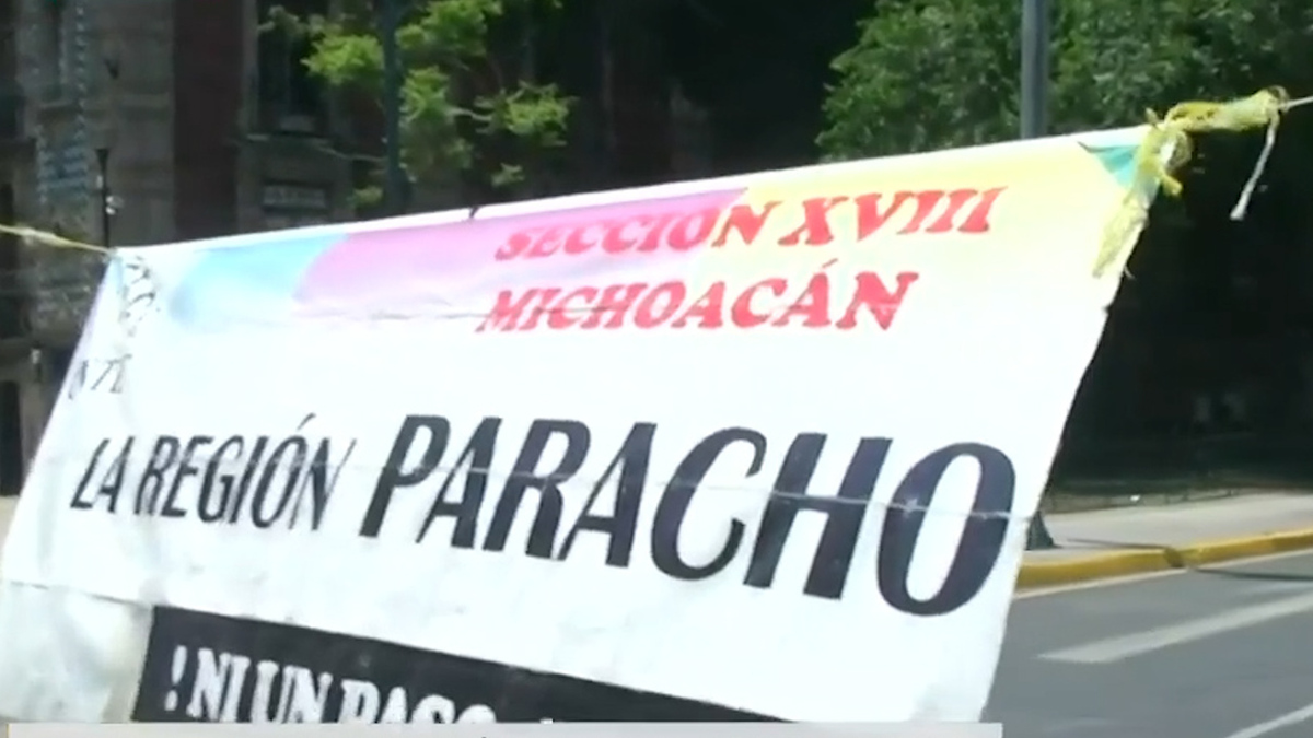 Se manifiestan maestros de la CNTE y bloquean calles de la CDMX
