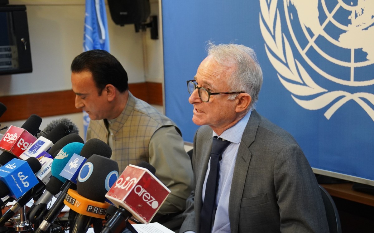 Richard Bennett, relator especial de la ONU para los derechos humanos en Afganistán.  | Twitter