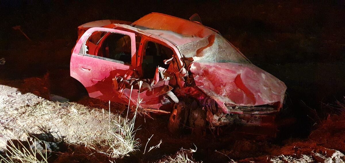 El accidente ocurrió en Carretera a Tamazula Km. 105, cerca del crucero de Vista Hermosa