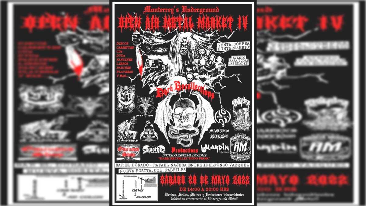Monterrey’s Underground, exponentes de lo más bizarro y oscuro del metal. Foto: Especial